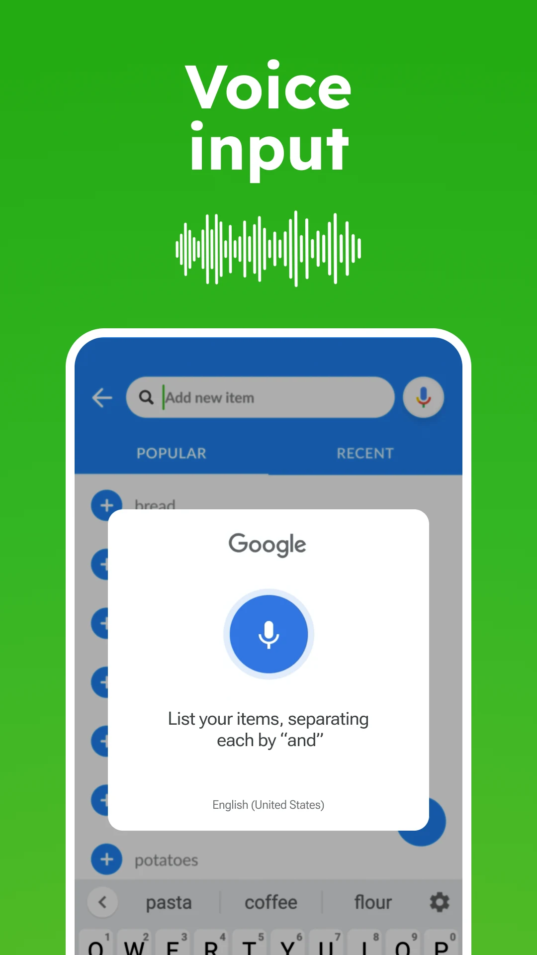 Shopping List - Listonic screenshot