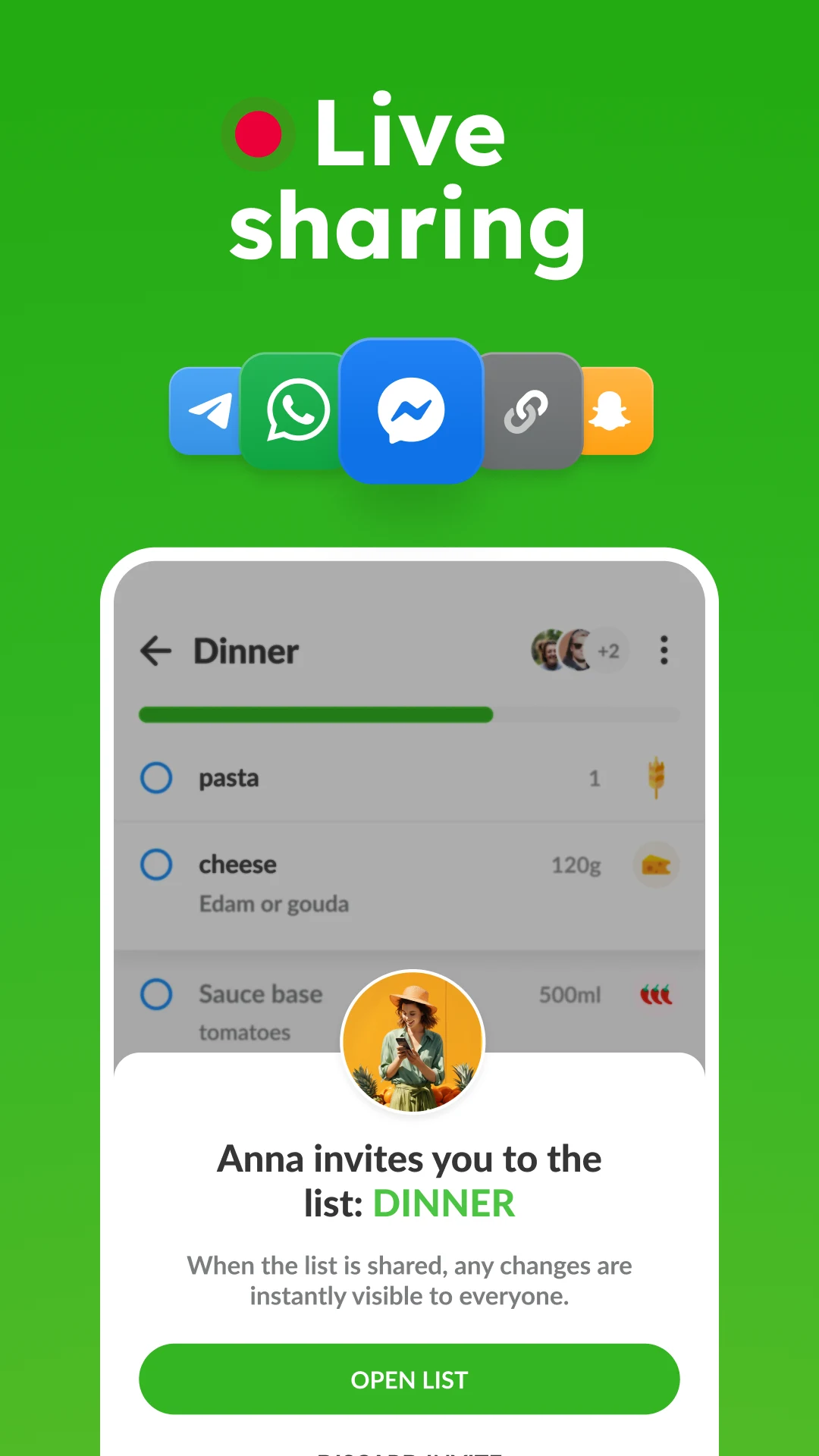 Shopping List - Listonic screenshot